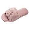 Roxoni Women’s Slippers Lovely Velvet Pom-pom Open Toe House Slides - 4 of 4