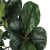 Syemin Artificial Plants Artificial Plant 47" Tall Fiddle Tree Indoor Outdoor Faux Fake Fall Decorations for Home Fake Plants, Green, 25"*24"*47" - 3 of 4