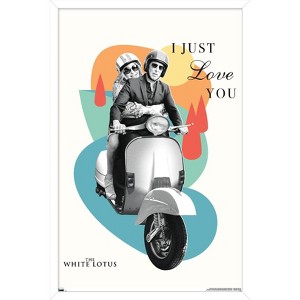 Trends International The White Lotus - I Just Love You Framed Wall Poster Prints - 1 of 4