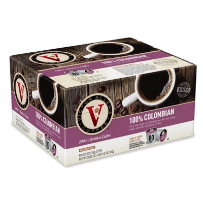 Victor Allen's Coffee 100% Colombian Single Serve Coffee Pods, 80 Ct ...