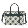 MKF Collection Vivian Plaid Women’s Satchel Bag by Mia K - Olive - 2 of 4