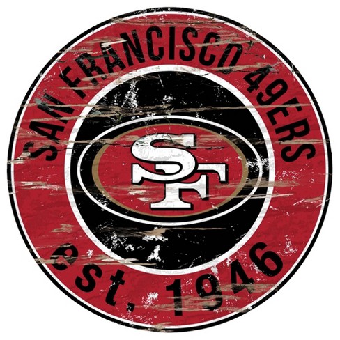 Nfl San Francisco 49ers Established 12 Circular Sign : Target