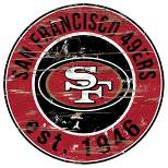 NFL San Francisco 49ers Established 12" Circular Sign