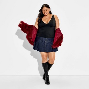 Women's Plunge Tank Top - Wild Fable™ - 1 of 3