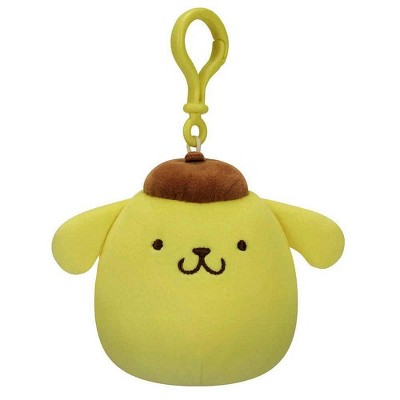 Squishmallows 3.5" Clip-On Hello Kitty Pompompurin