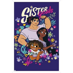 Trends International Disney Encanto - Sister Goals Framed Wall Poster Prints - 1 of 4