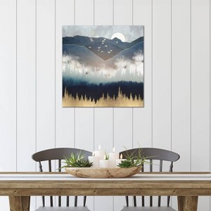 iCanvas Blue Mountain Mist by SpaceFrog Designs Canvas Print Wall Art - 1 of 3