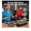 Coucheta Electronic Drum Set Drum Kit,Roll Up Portable Electronic Drums Pads for Beginners Kids Drums Kit - 2 of 4