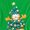 Boys' Garfield Tree T-Shirt Kelly Green Small - 3 of 4