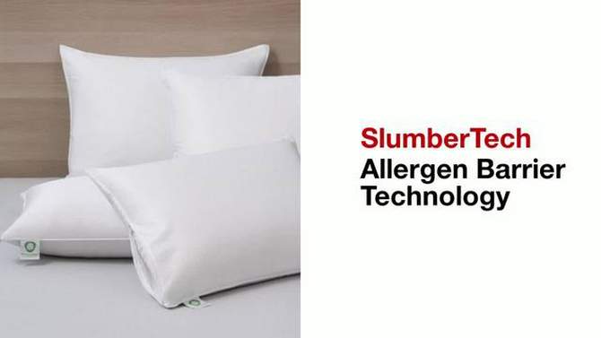 Hypoallergenic Allergen Barrier Pillow 2pk, 2 of 6, play video