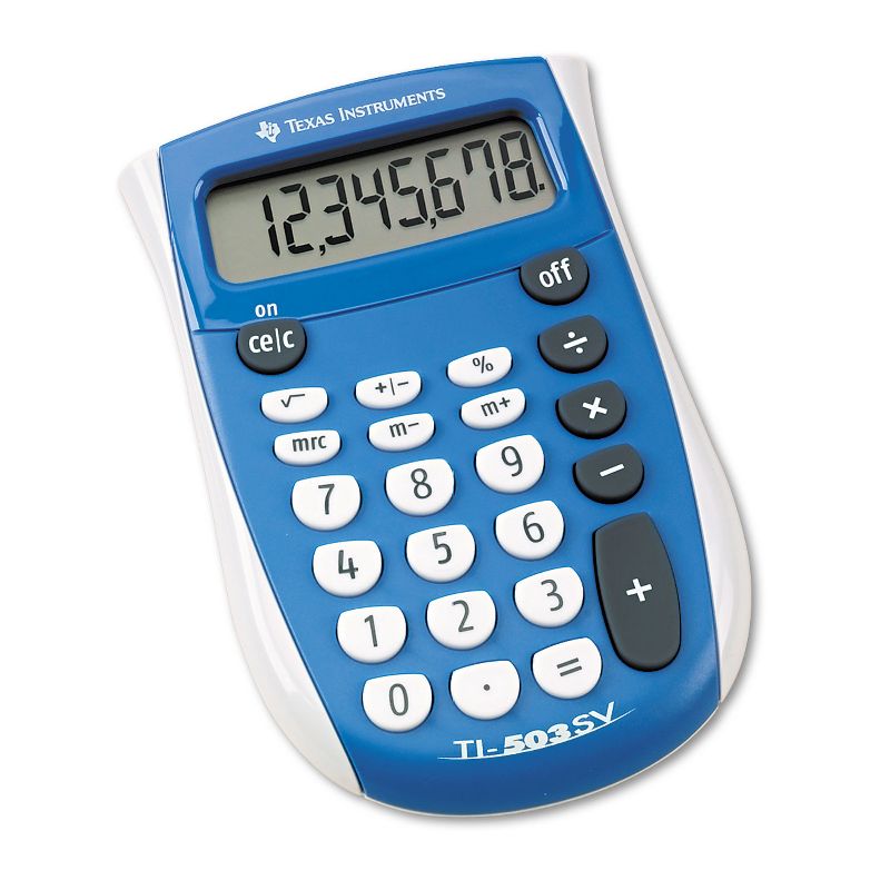 Texas Instruments TI-503SV Pocket Calculator 8-Digit LCD TI503SV, 1 of 4