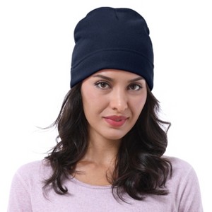 Soft Fleece Watch Cap Winter Warm Cozy Skull Hat, Black - Solaris - 1 of 4