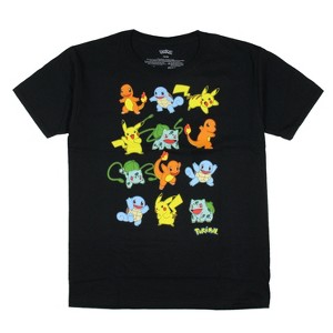 Pokemon Boys' Twelve Character Grid Gaming Short Sleeve T-Shirt - 1 of 3
