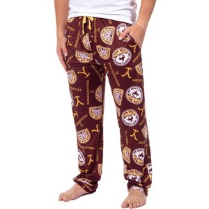 Seven Times Six Yellowstone Men's TV Show Protect The Family Pattern Lounge Pajama Pants Brown - 1 of 4