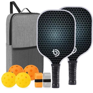 Fiberglass Pickleball Paddle Set – USAPA Approved Pickleball Paddles for Beginners & Adults - 1 of 4