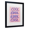 Trademark Fine Art - Pictufy Studio Cool Quote 02 Matted Framed Art - 3 of 4