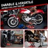 Motorcycle Lift Jack - 1200LBS Heavy Duty Scissor Stand with Wide Deck, Safety Pin, Versatile Application, Secure & Safe, Enhanced Protection - 4 of 4