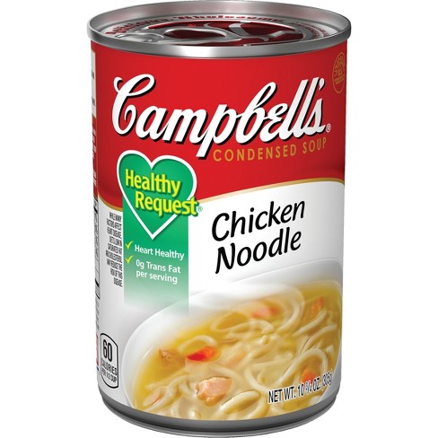 Campbell's® Condensed Healthy Request® Chicken Noodle Soup 10.5oz : Target