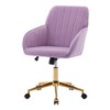 Ridstar Adjustable Office Chair with Backrest Seat For Bedroom-Lilac - 2 of 4