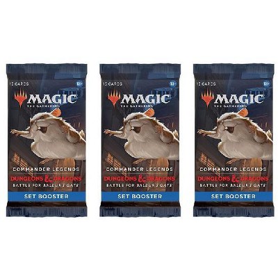 Magic the Gathering 3 Packs MTG Set Booster Pack Lot MTG Commander Legends Battle for Baldurs Gate