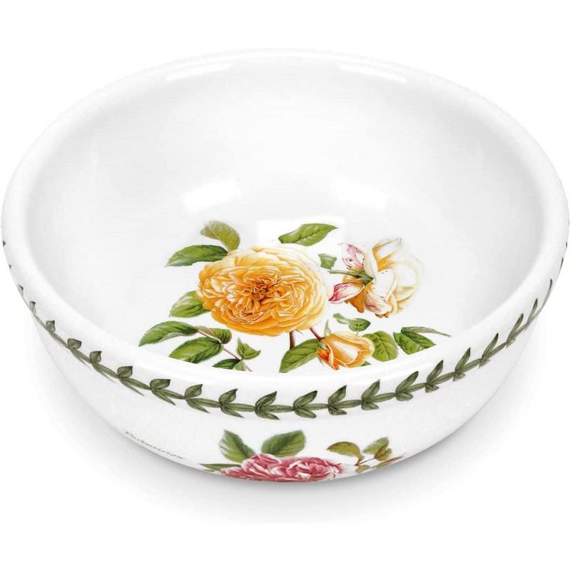 Portmeirion Botanic Roses 5-Inch Bowl, Porcelain Bowl for Dessert, Ice Cream, and Oatmeal - Teasing Georgia Motif, 1 of 6