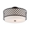 Livex Lighting Arabesque 3 - Light Semi-Flush Mount in  English Bronze - 4 of 4