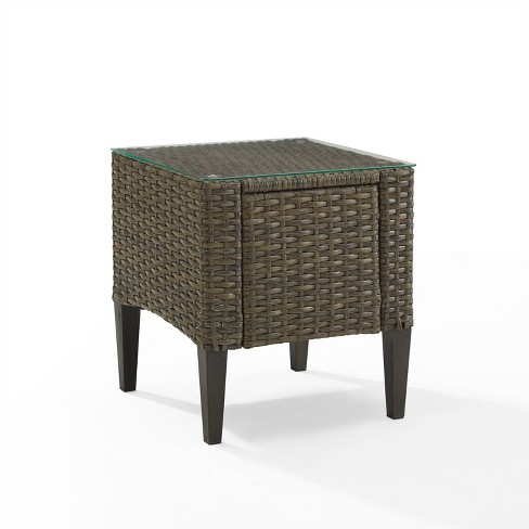 Target wicker side store table