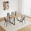 NicBex Dining Table Kitchen Table Rectangular Dining Table with  Thick Engineering Wood Tabletop for Kitchen and Dining Room Space Saving - 3 of 4