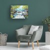 14" x 19" Jeanette Vertentes 'The Waterfall' Unframed Wall Canvas - Trademark Fine Art: Gallery-Wrapped, Nature Scene - 4 of 4