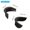 Unique Bargains Rubber Wear-Resistant Lightweight Billiard Hole Liners Black 6 Pcs - 2 of 4