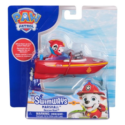 PAW Patrol Rescue Boats Marshall Splash Toys