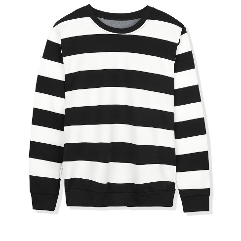 White striped outlet sweatshirt