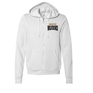 Adult South Anchorage High School Wolverines Name Full-Zip Fleece