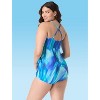 Roxanne Bandeau Summer Sky Sarong One Piece Swimsuit - 3 of 3