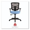Alera Alera Elusion Series Mesh Mid-Back Swivel/Tilt Chair, Supports Up to 275 lb, 17.9" to 21.8" Seat Height, Light Blue Seat - 3 of 4