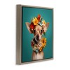 Stupell Industries Floral Chihuahua Portrait, 25" x 25" - 3 of 4