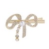 Unique Bargains Cute Bow Hair Clips Gold Tone 1 Pc - 4 of 4