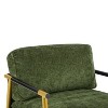 CAVINAS Modern Accent Chair with Plush Cushion,Sturdy Metal Frame,Plush Armchair for Living Room,Bedroom,Office Seating - 4 of 4