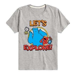 Boys' - Sesame Street - Lets Explore Short Sleeve Graphic T-Shirt - 1 of 4