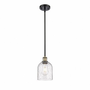 Bella - 1 Light Stem Hung Mini Pendant In Industrial Style-9.5 Inches Tall and 5.5 Inches Wide - 1 of 1