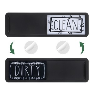 Unique Bargains Plastic Rustproof Clean Dirty Indicating Dishwasher Magnets - 1 of 4