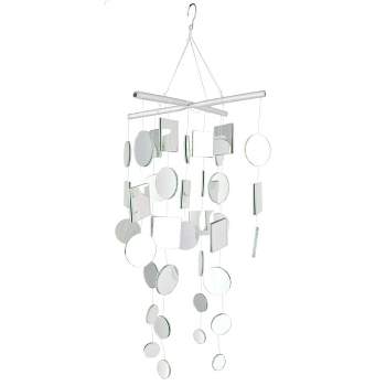 Woodstock Windchimes Mirror Chime, , Wind Chimes For Outside, Wind Chimes For Garden, Patio, and Outdoor Décor, 20"L