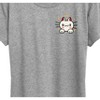 Women's - Instant Message - Korean Sneakers Short Sleeve Graphic T-Shirt - 2 of 4