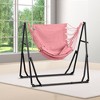 Ainfox 2 in 1 Foldable Indoor Outdoor Hammock Swing Chair with Portable Heavy Duty Stand - 4 of 4