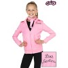 HalloweenCostumes.com Grease Girl's Pink Ladies Jacket Costume. - 4 of 4