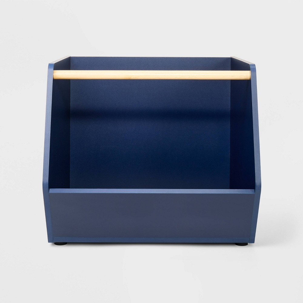 Photos - Other interior and decor Kids' Stackable Laminate Storage Bin Blue - Pillowfort™