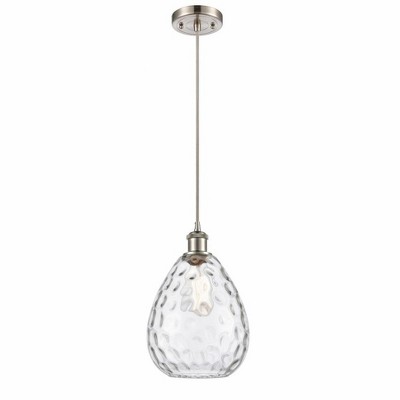 Waverly - 1 Light Cord Hung Mini Pendant In Industrial Style-12 Inches Tall and 8 Inches Wide