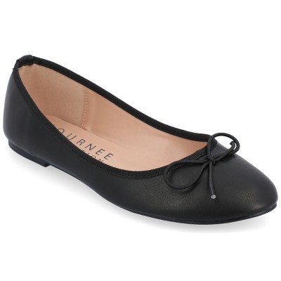 Journee Collection Medium And Wide Width Women's Vika Flat Black 7wd ...