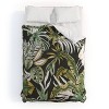 Deny Designs 3pc Full/Queen Marta Barragan Camarasa Dark Watercolor Jungle Comforter and Pillow Sham Set Green: Abstract Design, Machine Washable - 2 of 4