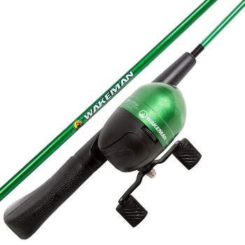Leisure Sports Kids' Fishing Combo With 65 Rod, Size 20 Spinning Reel, And  Monofilament Line - Emerald Green Metallic Finish : Target